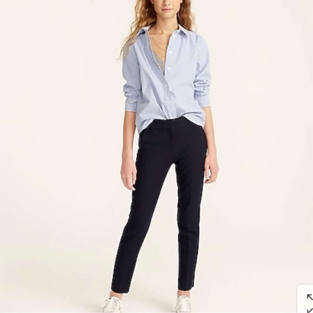 NWT J.Crew Tall Cameron Slim Cropped pants in four season stretch size 4T